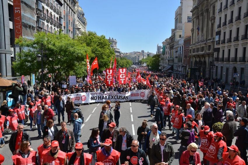 día trabajador izquierda