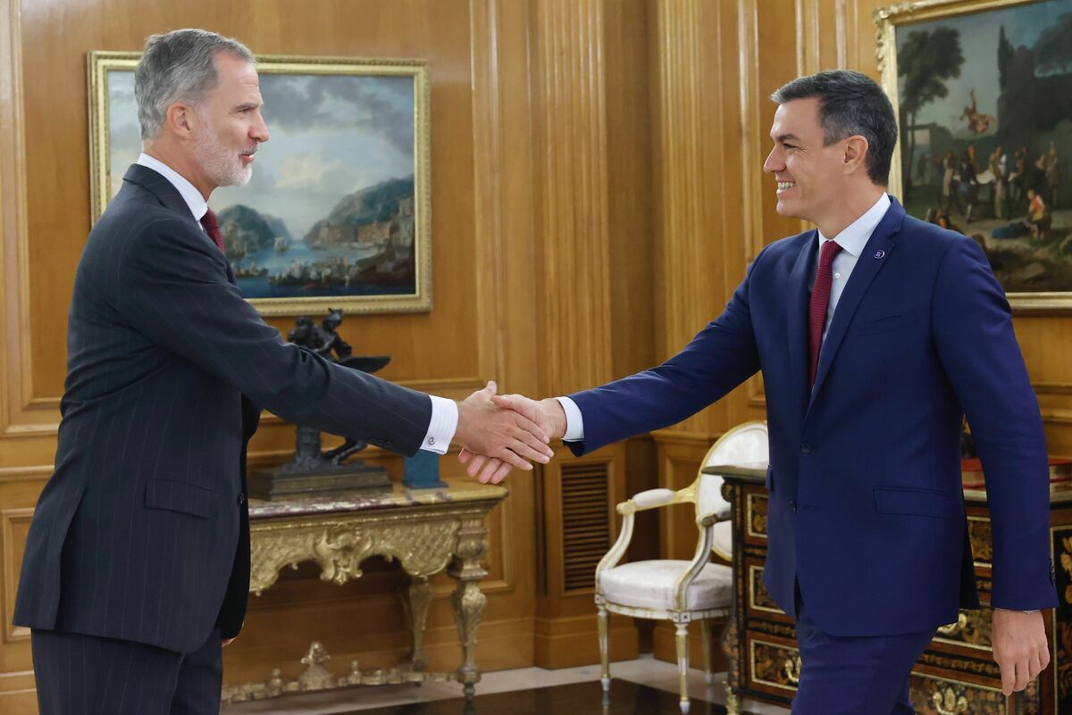 Sánchez y Felipe VI