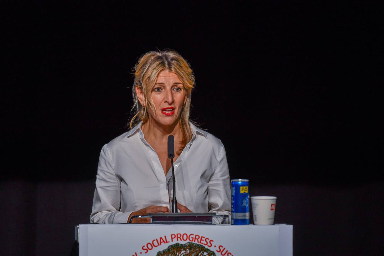 Yolanda Díaz, vicepresidenta segunda y ministra de Trabajo y Economía Social en funciones, foto Agustín Millán