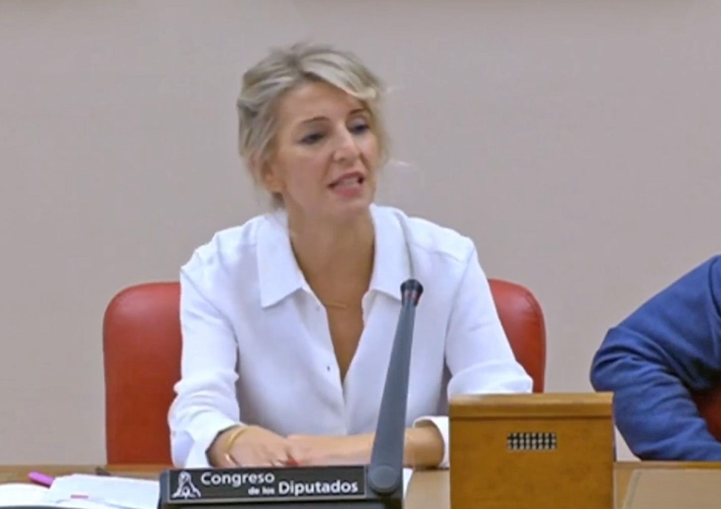 Yolanda Díaz, vicepresidenta segunda y ministra de Trabajo y Economía Social en funciones