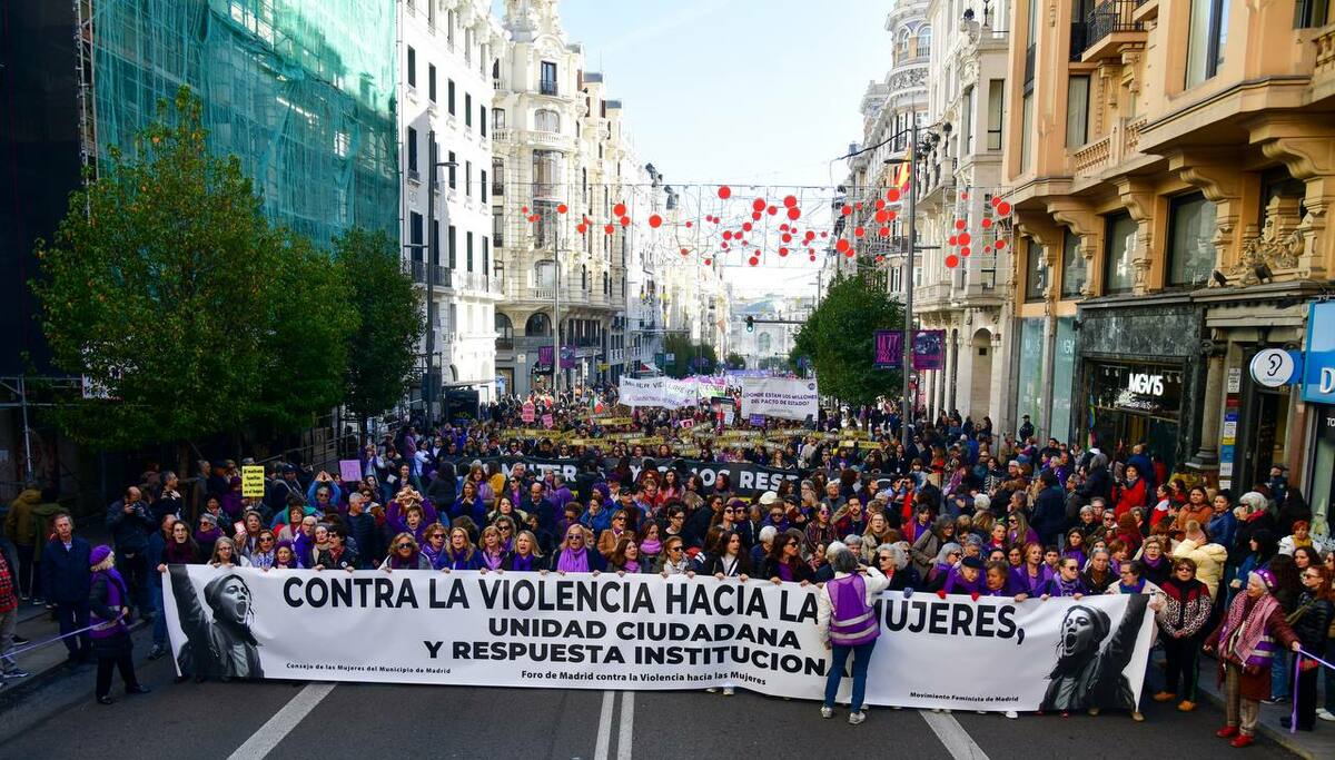 Manifestación del Foro de las mujeres de Madrid, foto Agustín Millán