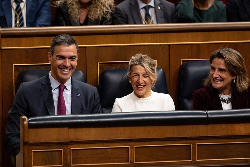 Sanchez y vicepresidentas