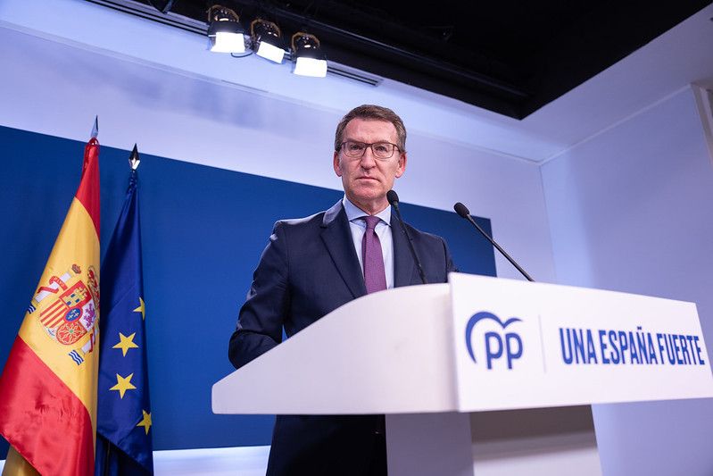 Feijóo, contra la convivencia política en España. Foto Flickr PP