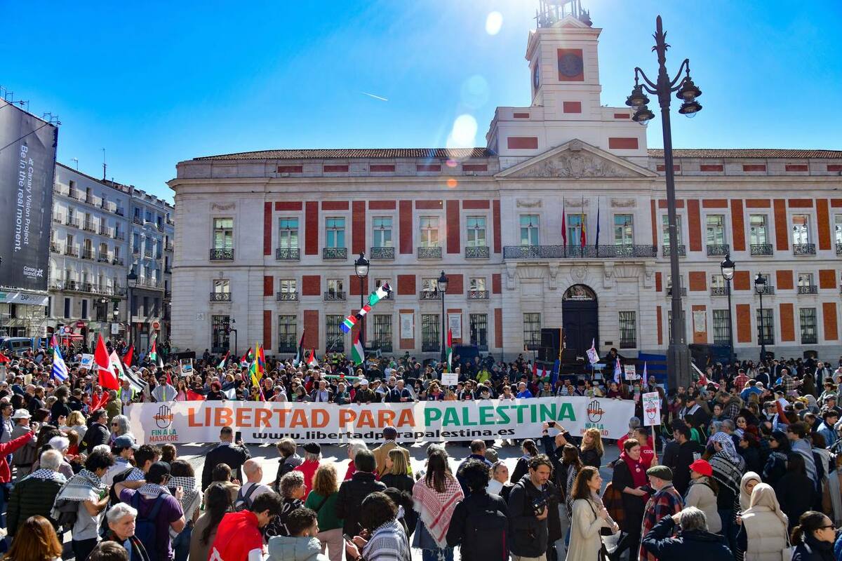 Manifestaciones por el No a la guerra en Palestina