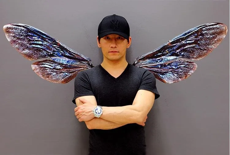'Young-sung Kim in the studio - via his Instagram @_y_kim'
