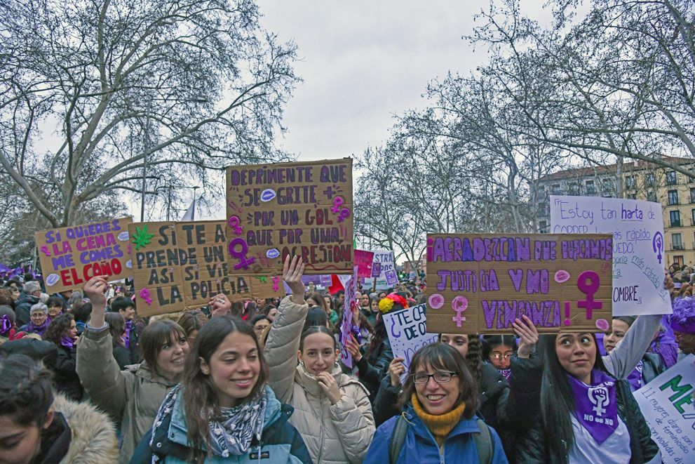 Manifestación 8M en Madrid, foto Agustín Millán