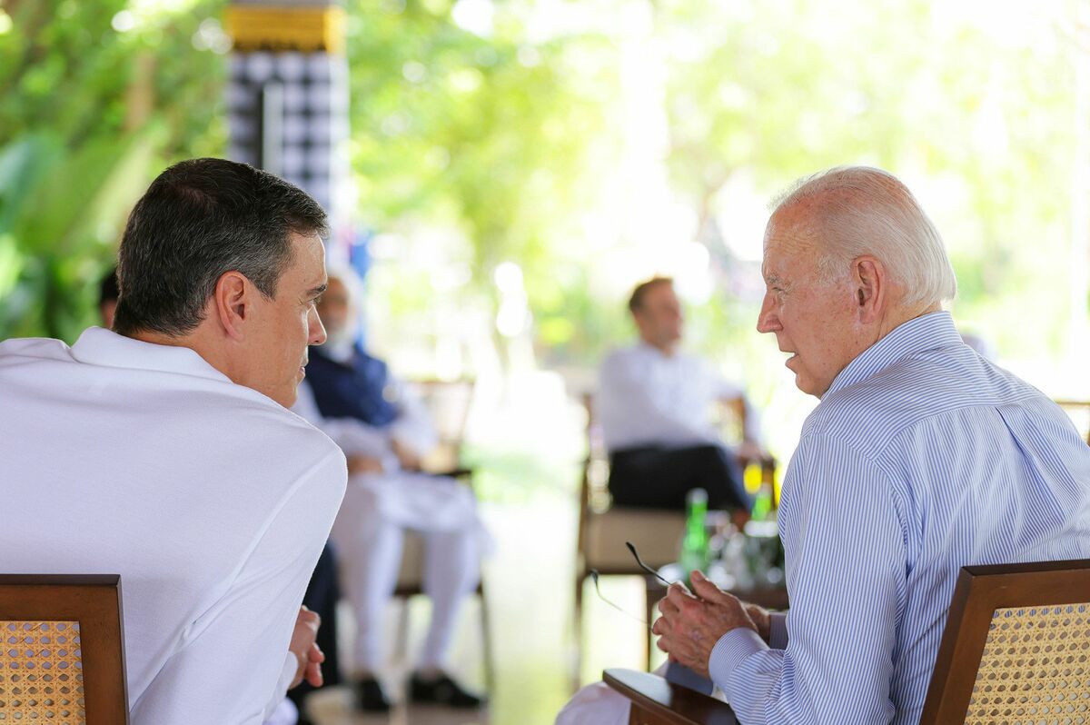 Sanchez y Biden