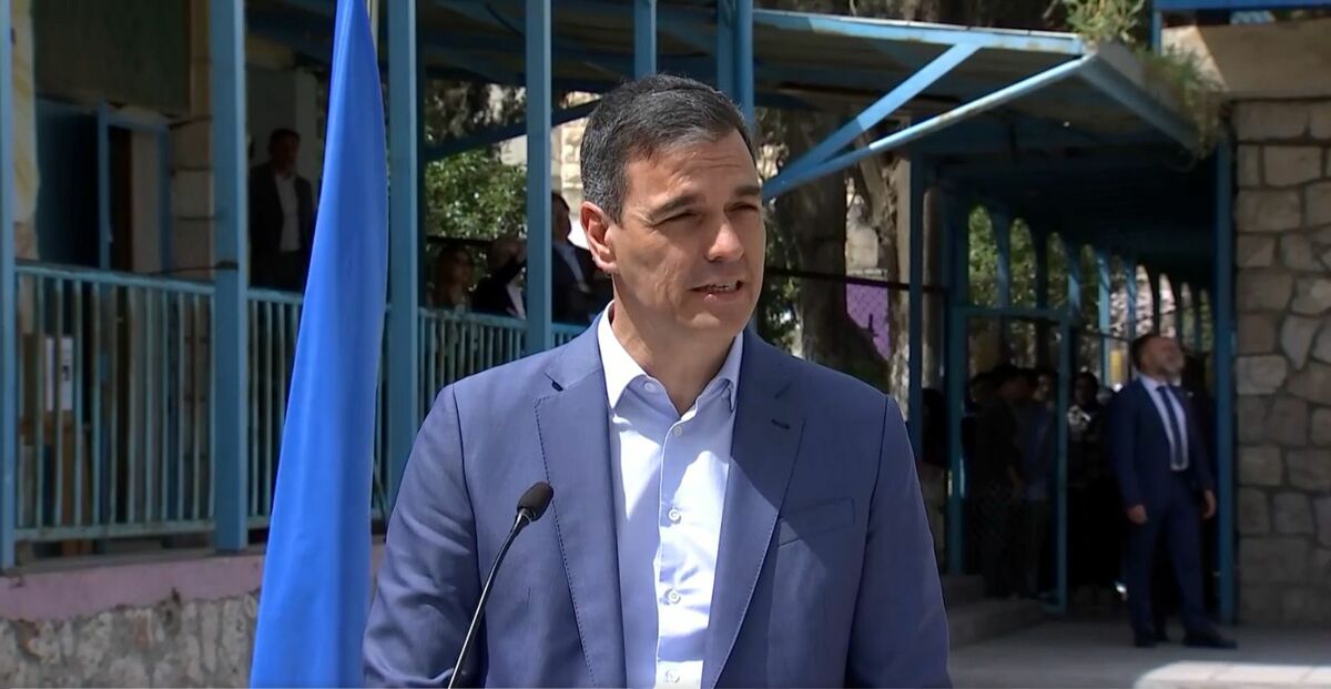 Pedro Sánchez en Jordania