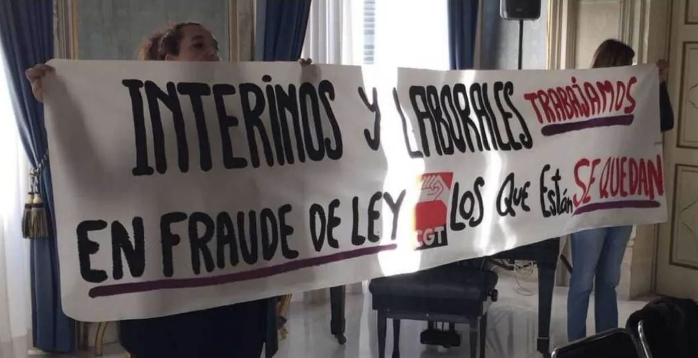 Trabajadores Interinos: Protesta
