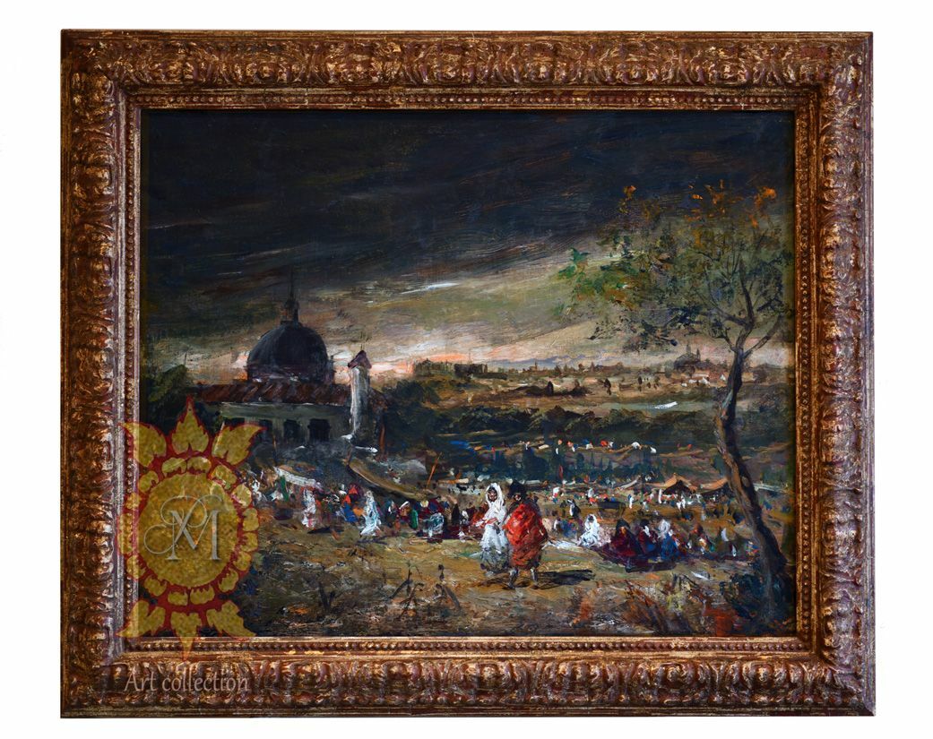 Anónimo,-La-Pradera-de-San-Isidro,-primera-mitad-del-siglo-XIX,-colección-particular