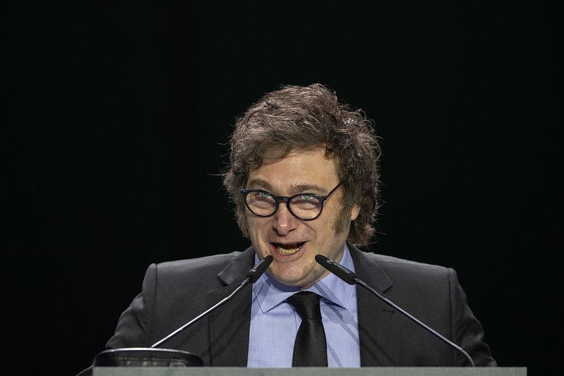 Javier Milei, presidente de Argentina, foto Vox