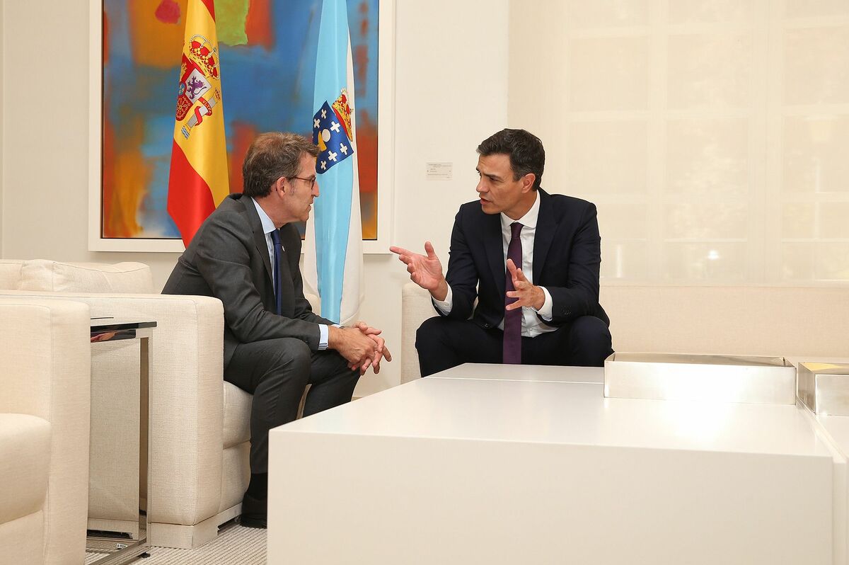 Sánchez y Feijóo en una imagen de archivo. Operación