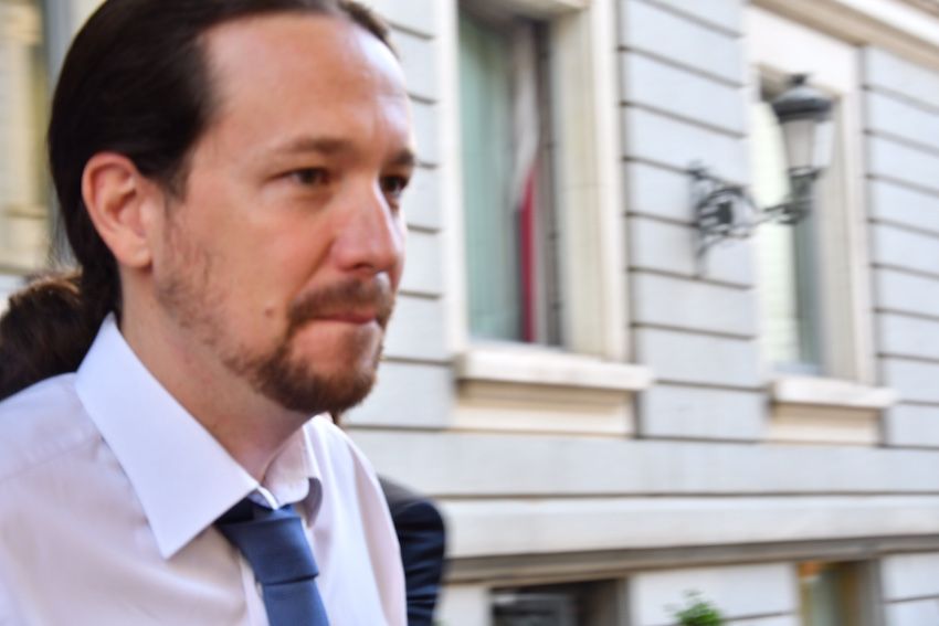 Pablo Iglesias pirede la moción de cesura en el Congreso de los Diputados