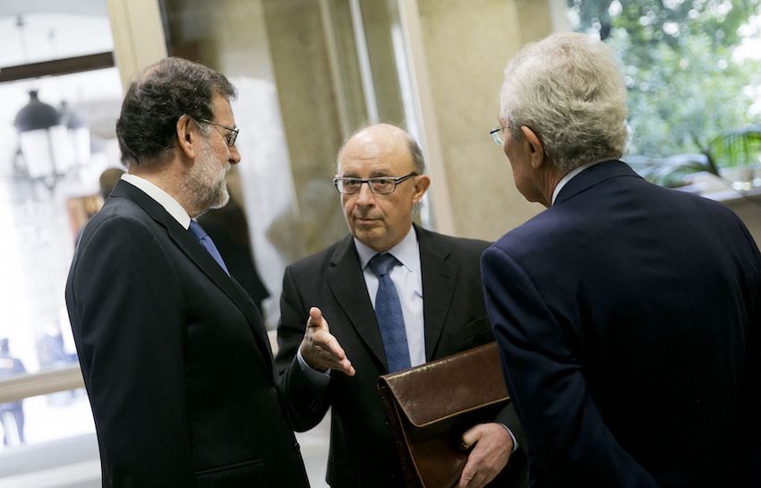 Montoro y Rajoy en una imagen de archivo.