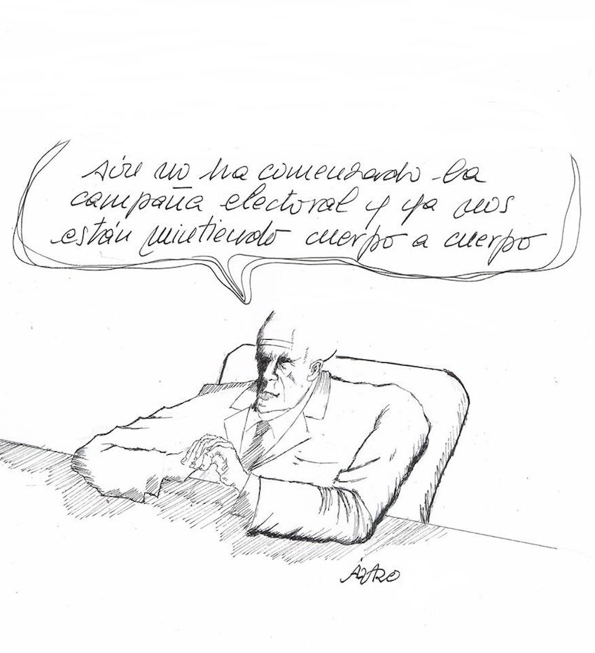 en campaña