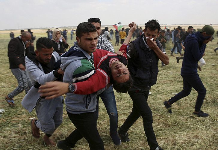 Evacuación Asesinado Palestina Gaza