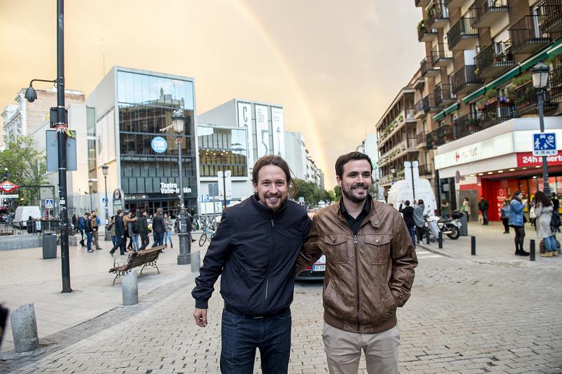Pablo Iglesias y Alberto Garzón