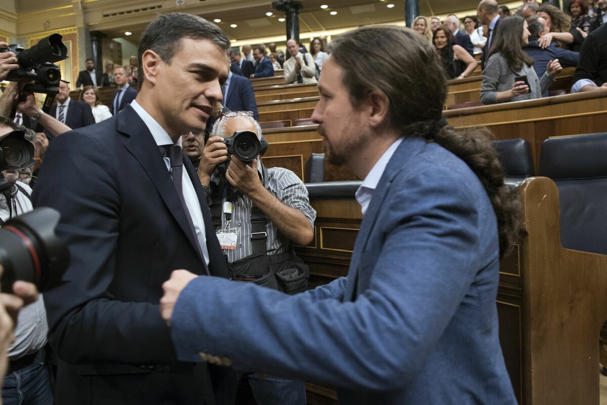 Pedro Sánchez Pablo iglesias
