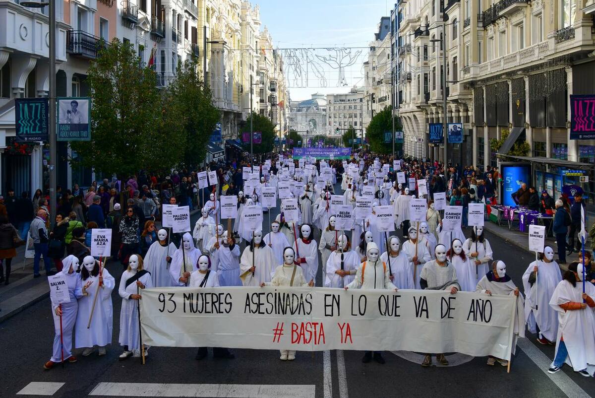 Manifestación del Foro de las mujeres de Madrid, foto Agustín Millán