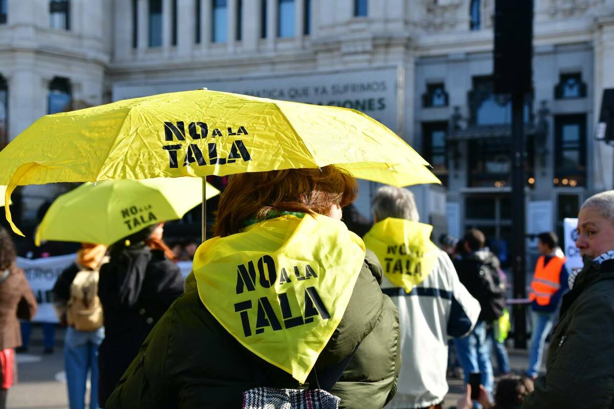Manifestación por el clima en Madrid, foto Agustín Millán