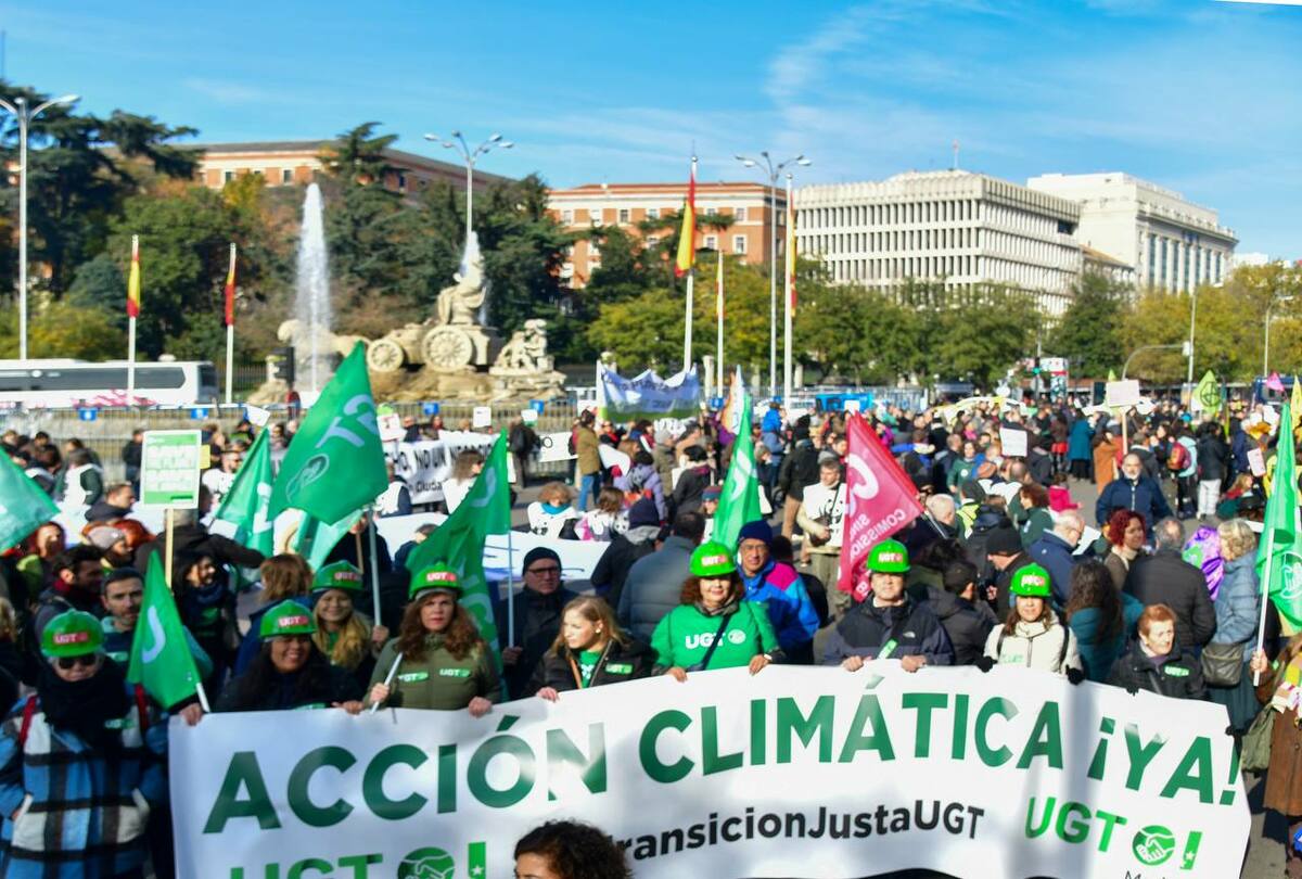 Manifestación por el clima en Madrid, foto Agustín Millán