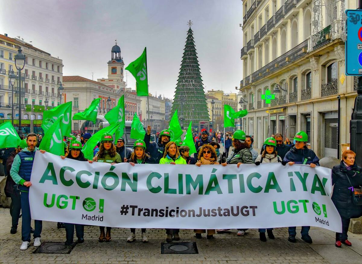 Manifestación por el clima en Madrid, foto Agustín Millán