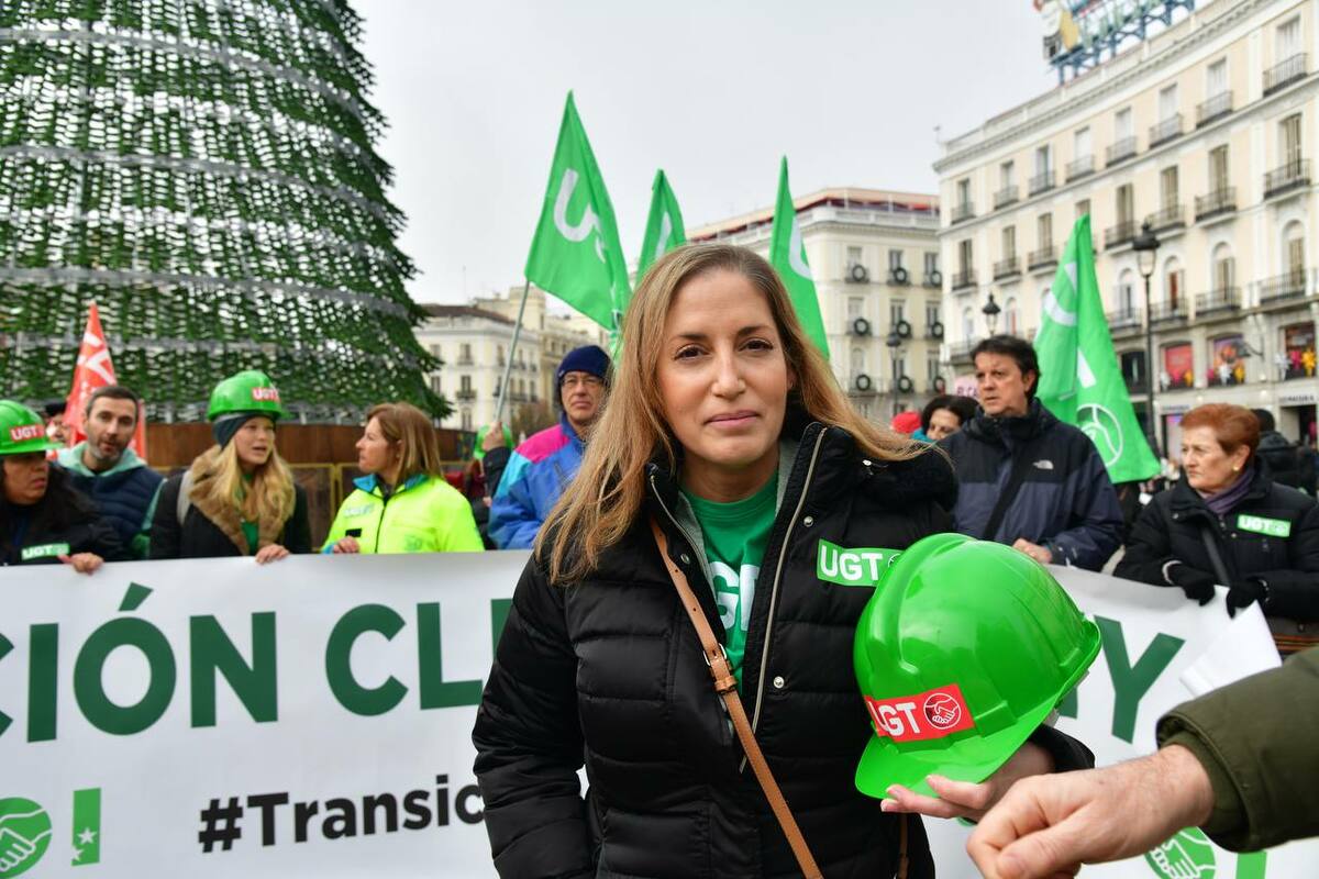 Marina Prieto, secretaria general de UGT Madrid, foto Agustín Millán
