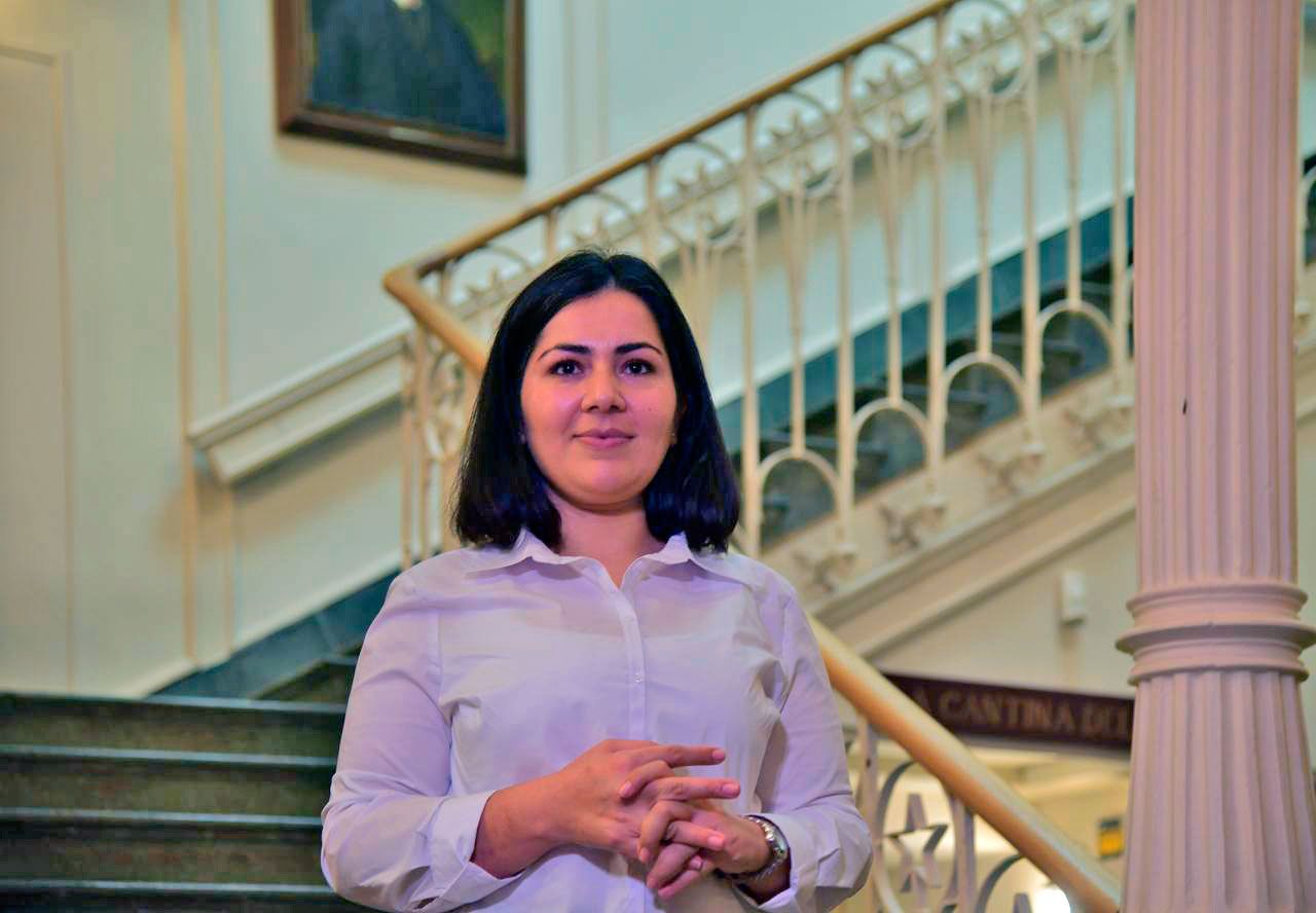 Khadija Amin, periodista afgana exiliada en España, foto Agustín Millán