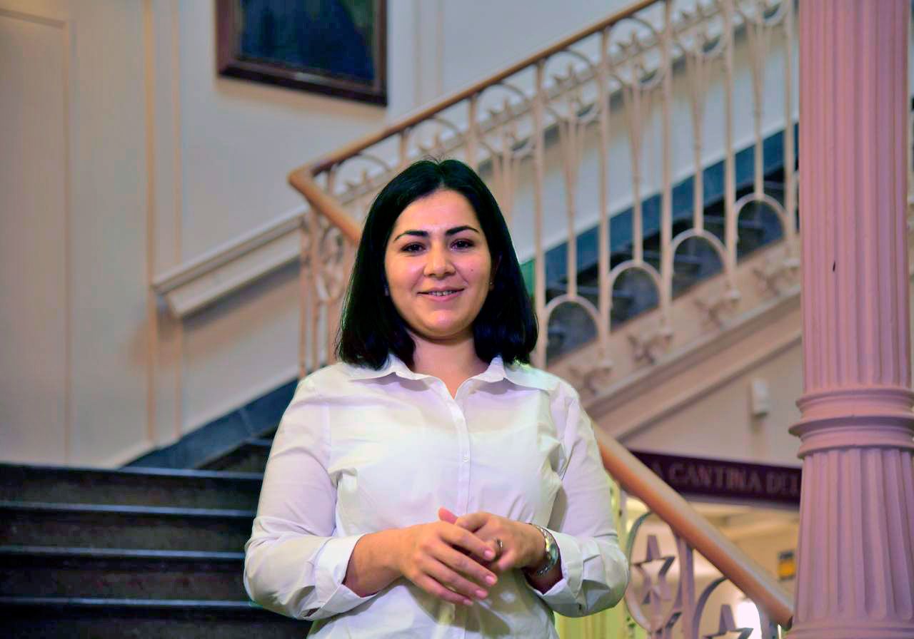 Khadija Amin, periodista afgana exiliada en España, foto Agustín Millán