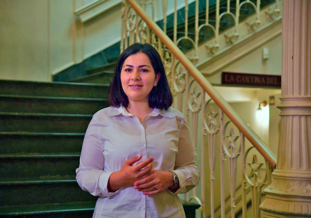 Khadija Amin, periodista afgana exiliada en España, foto Agustín Millán