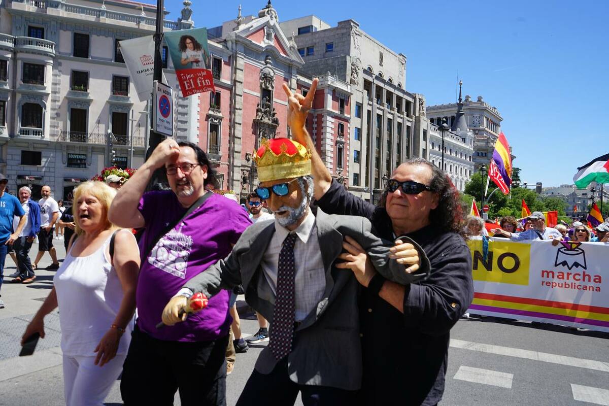 Marcha republicana en Madrid, foto Agustín Millán