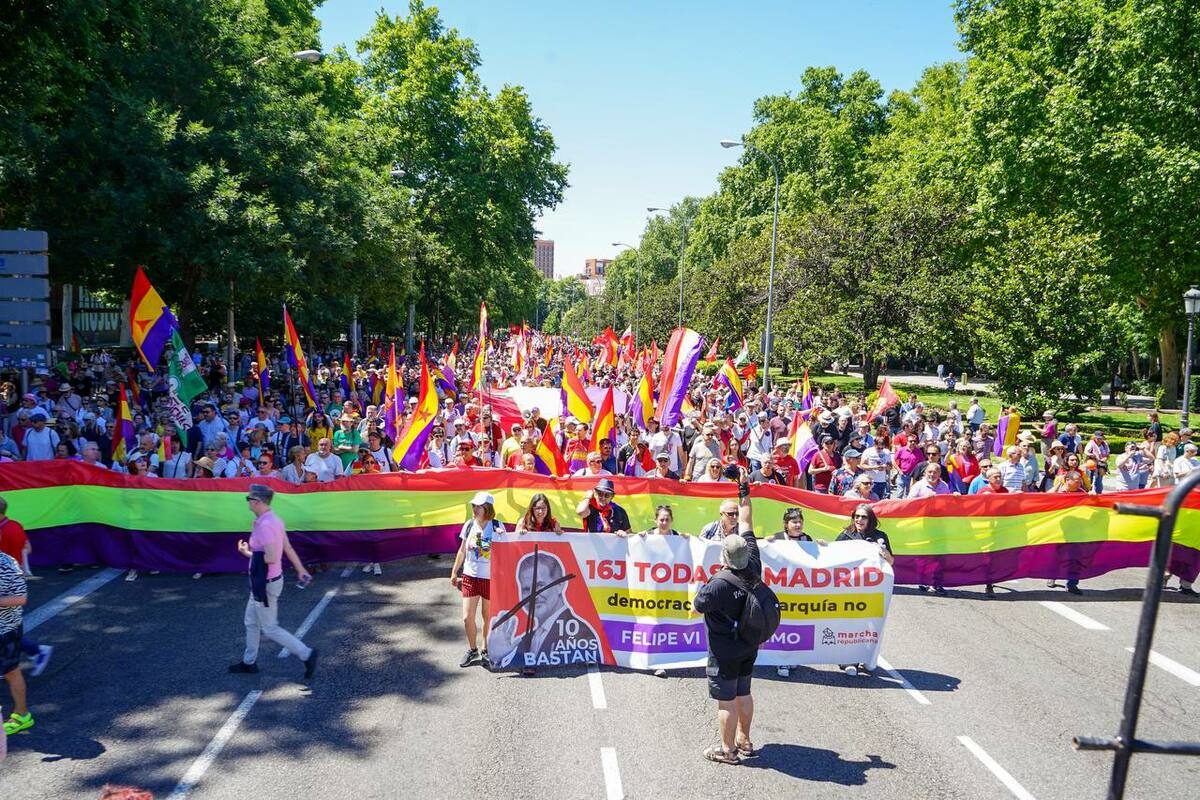 Marcha republicana en Madrid, foto Agustín Millán
