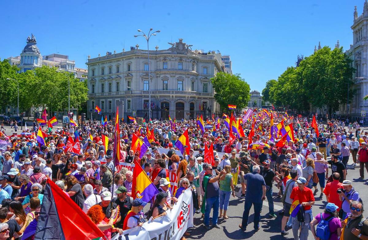 Marcha republicana en Madrid, foto Agustín Millán