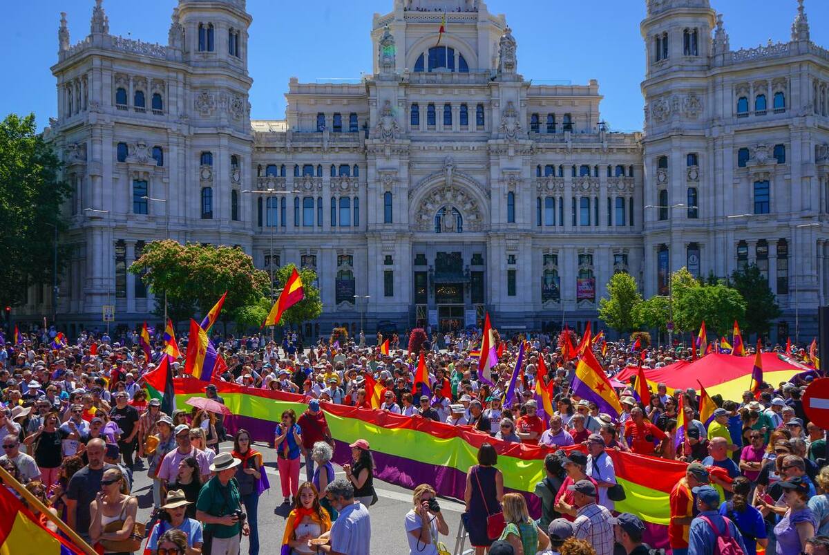 Marcha republicana en Madrid, foto Agustín Millán