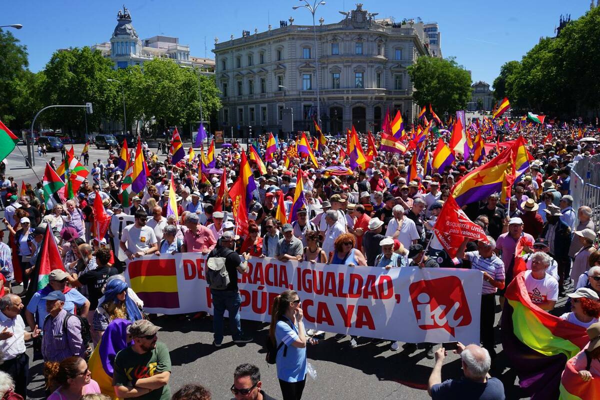 Marcha republicana en Madrid, foto Agustín Millán